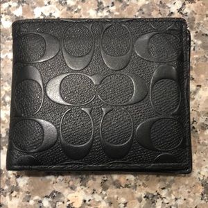 Black Coach men wallet
